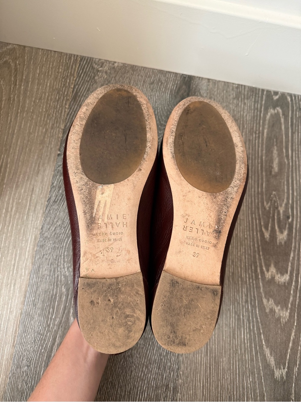 Jamie Haller, Brown Leather Penny Loafers, Size 39 - Picture 7 of 8